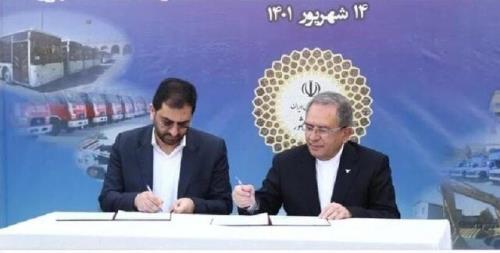 امضای خرید ۹۰۸ دستگاه اتوبوس شهری گروه بهمن با شهرداری مشهد
