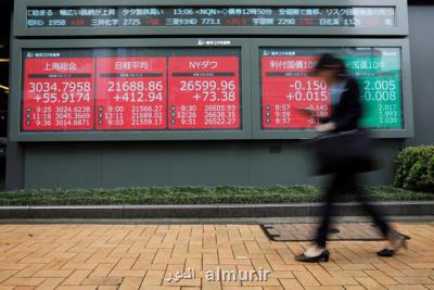جهش سهام آسیایی با تاخیر در وضع تعرفه ضد چین