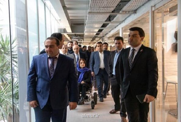 بازدید وزیر كار ارمنستان از ساختمان روز اول علی بابا